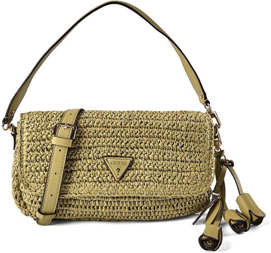 GUESS Ofelia Flap Shoulder Bag Olive olijfgroen