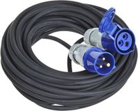 ProPlus Verlengkabel - 30 meter - waterbestendig - IP44 - 3 x 2.5 mm² - zwart/blauw