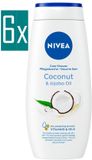 NIVEA Coconut & Jojoba Oil Douchecrème - 6 x 500 ml