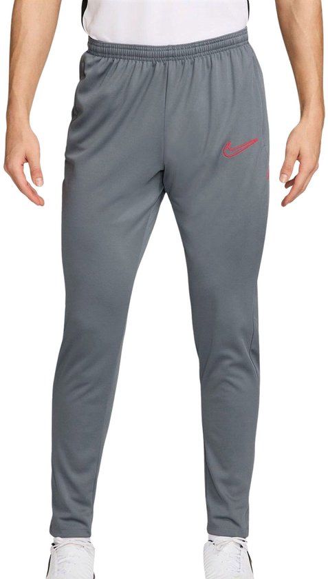 Nike Dri-FIT Academy 25 Trainingsbroek Heren - Maat XL - Grijs/Rood
