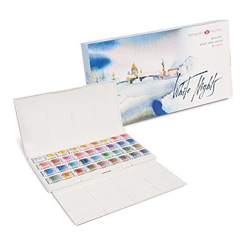 White Nights Watercolour Aquarel In Kunststof Doos, 36 Stuks - 4690688016927