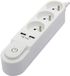 Chacon 5411478473121 multiprise avec interrupteur 3 - Câble 1,5 m - Blanc - Prises 16 sorties USB 2 A