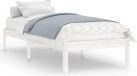 vidaXL Bedframe massief grenenhout wit 100x200 cm