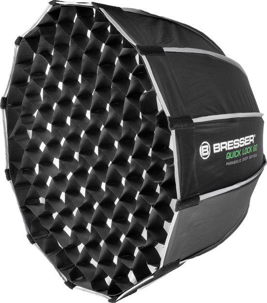 Bresser Softbox - Quick Lock Parabolische Softbox - 60cm - Bowens Mount