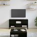 Maison Exclusive meuble TV - 100 x 36 x 49,5 cm - Noir, aspect chêne