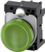 Siemens 3SU1106-6AA40-1AA0 Voyant lumineux plat vert 230 V/AC 1 pièce(s)