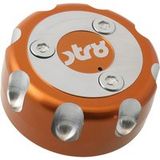 STR8 Bouchon de réservoir d'essence alu Derbi Senda orange
