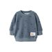 NAME IT BABY sweater met print - blauw