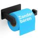 Minismus WC Rolhouder Zwart