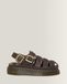 Dr. Martens Sandales Wrenlie Fisherman en Cuir Grizzly Marron, Taille : 36
