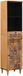 vidaXL Badkamerkast Naturel Massief Mango Hout 38 x 33 x 160 cm