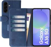 Rosso Element Wallet Book Case voor Samsung Galaxy A36 - Blauw