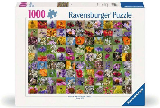Ravensburger Puzzel Bienen - Legpuzzel 1000 Stukjes Bloemen Dieren