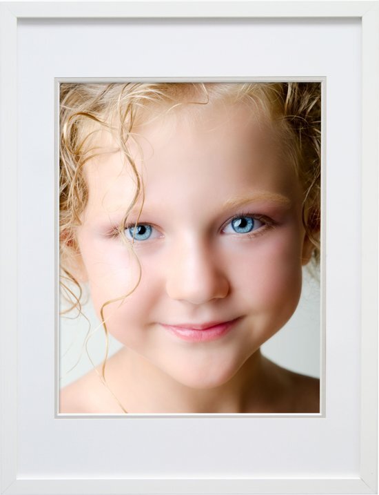 Deknudt Frames kader met pptt wit 1 4cmbreed fotomaat 20x30 cm