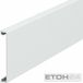 OBO Bettermann Bovendeel gecanneleerd 80x2000mm polyvinylchloride zuiver wit RAL 9010