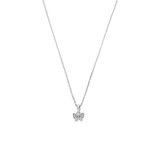 Lucardi Kinder Zilveren ketting met vlinder - Ketting - 925 Zilver - Zilverkleurig - 40 cm