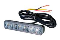 HELLA VALUEFIT LED Flitslamp - BST - 12V / 24V - Wit - Opbouw/Schroefaansluiting - Kabel: 860mm - Stekker: open kabeleinden - Set - Aantal: 2