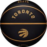 Wilson NBA Team City Collector Basketbal Maat 7 Zwart Kunstleer