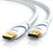 CSL - 4k HDMI-kabel 2,0-7,5 m - Ultra HD 4k @60Hz - High Speed with Ethernet - 3D ARC CEC HDCP HDR - 18 Gbps - TV Blu-ray PS5 Xbox Series X Switch - wit - 7,5 meter