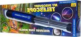 Télescope enfant - Nature et étoiles - Grossissement optique 12x - 43 cm - Noir