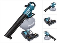 Makita DUB 187 RF2 accu bladblazer en bladzuiger 18 V borstelloos + 2x accu 3,0 Ah + oplader