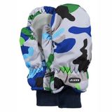 Barts Kids Nylon Mitts Camo Blue-XS