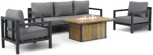 Lifestyle Garden Furniture Lagos/Seaside stoel-bank loungeset 4-delig