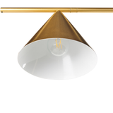 Beliani MOCAL - Staande lamp - Goud - Metaal