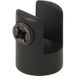 Siso Pince de tablette Ø 20 x 26 mm en métal, noir mat 6 - 10 mm