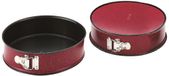 IBILI Springvormset Venus, plaatstaal, zwart/rood, 28 x 28 x 6 cm, 2 stuks