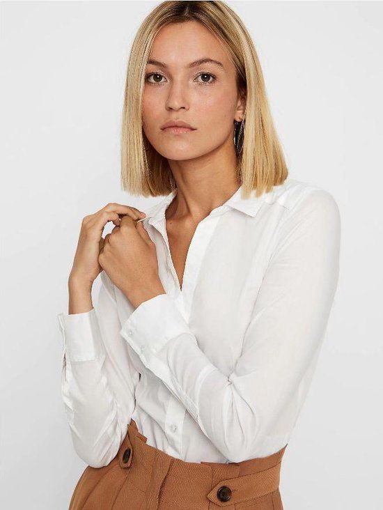 Vero Moda VMLADY Blouse - Snow White - Size M