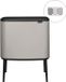 Brabantia Bo Touch Bin Prullenbak - 3 x 11 liter - Soft Grey