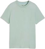 Puma Ess Centered Cat Logo Tee G T-Shirt Kinderen Groen Katoen Maat 128