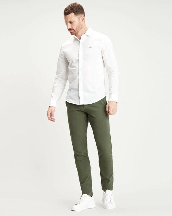 DOCKERS Alpha 360 Skinny Jeans Heren - Groen - Maat W36 X L34
