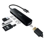 Nilox USB-C Hub met HDMI, 2x USB 3.0, SD/TF Kaartlezer
