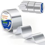 Alyvisun 3X10m Aluminium Tape Zelfklevend, 50mm Aluminium Plakband, Hittebestendig en Waterdicht, Tape Tegen Stoom voor Leidingen