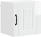 vidaXL Wandkast LUCCA Hoogglans Wit 40 x 31 x 40 cm Bewerkt hout