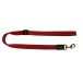 Bub's Laisse extensible en nylon Basic Rouge 100-160x2,5 cm