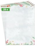 SIGEL DP608 Kerstschrijfpapier "Christmas Magic Watercolour", A4, 25 vellen, gemaakt van duurzaam papier