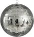 Mica Decorations Boule de Noël Disque - Boules de Noël pour le sapin de Noël - Décoration de Noël avec Finition Miroir - Ornement de Noël avec Crochet pour Ambiance Festive - Ø30 cm - Argent