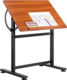 Vevor Tekentafel Schildertafel Verstelbare 90° Kantelbare Houten Kunstenaarstafel Leestafel