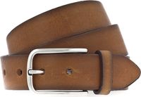 Vanzetti Leren Riem Denim Love 35mm Full Leather Belt W85 Cognac Bruine