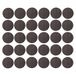 30 Wengé 30 x Zelfklevende Schroefdoppen - 20 mm Diameter - Houtkleurig