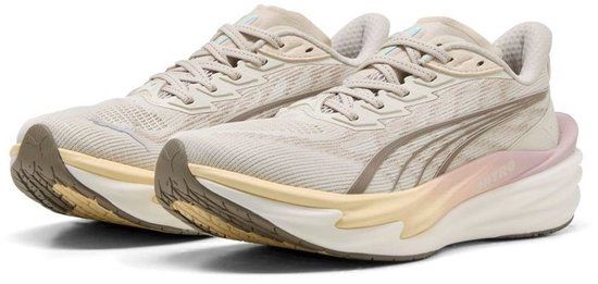 Puma Deviate Nitro 4 Wns 312124 hardloopschoenen voor dames - Alpine Snow-Misty Pink - Maat 38.5