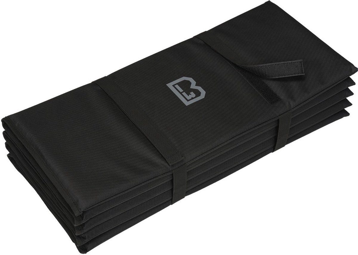 Brandit ISOMATTE MOLLE Opvouwbaar Leger Vouwmat BW ISO Mat Outdoor Thermomat, Kleur: Zwart
