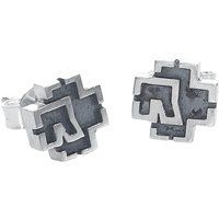 Rammstein Rammstein Logo Oorstekerset - zilverkleurig