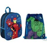 4KidsOnly Avengers Tassenset; Rugzak en Gymtas