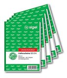 SIGEL SD014/5 leveringsbonnen A6, 3x40 vellen, zelfdoorschrijvend, 5-pack, van duurzaam papier