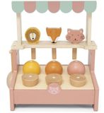 Trixie Houten IJssalon – Rollenspel Speelgoed met Magneetschep, IJsbolletjes & IJslolly's – FSC® Hout– Vanaf 3 Jaar