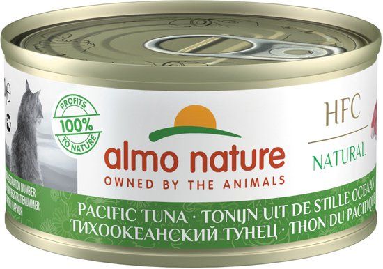 Almo Nature Kat HFC Natvoer - Natural - Tonijn uit de Stille Oceaan 24 x 70g